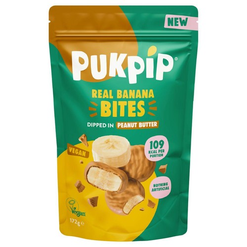Pukpip Banana Bites Dipped In Peanut Butter