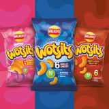 Walkers Wotsits Really Cheesy baked corn snacks multipack 6x16.5g (British brand)