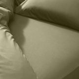 M&S Cotton Rich Fitted Sheet Super King Size, Green