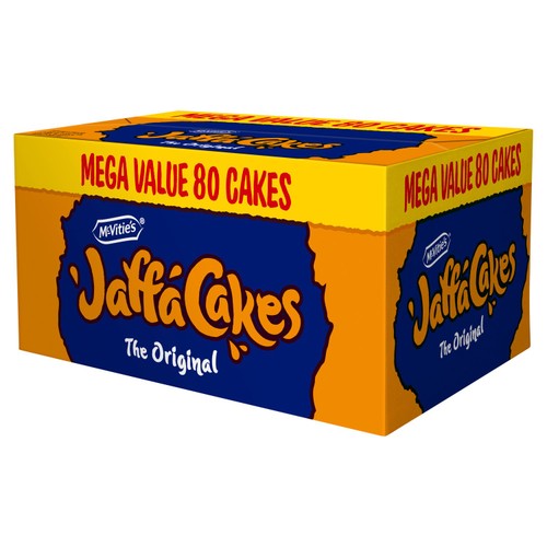 McVitie's Jaffa Cakes Original 80 per pack, imported from the UK