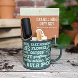 Robert Frederick mini garden tools and mug gift set, imported from the UK