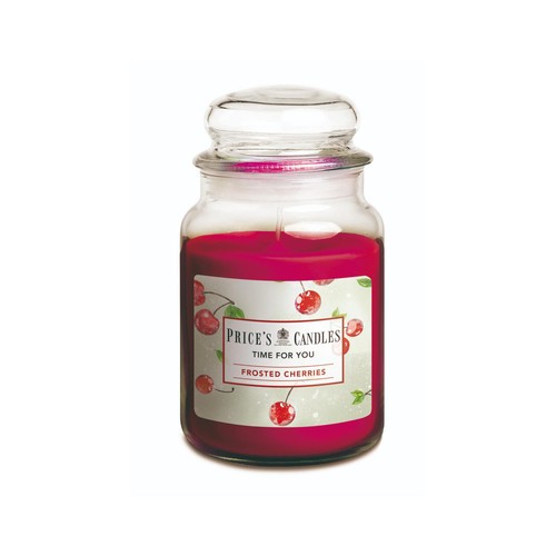 Prices Frosted Cherries Large Jar Candle