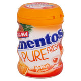 Mentos Gum Pure Fresh Tropical Sugar Free Chewing Gum Bottle