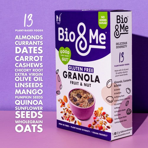Bio & Me Fruit & Nut Granola 350g - British product