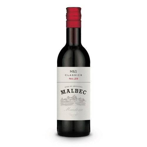M&S Classics Malbec red wine 250ml, imported from the UK