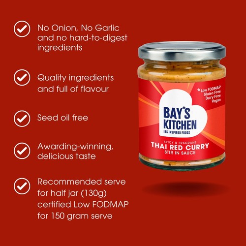 Bay's Kitchen Thai red curry stir-in sauce 260g - British product