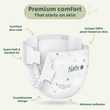 Naty BioEmbrace Big Pack nappies Size 3 (4-9kg), imported from the UK