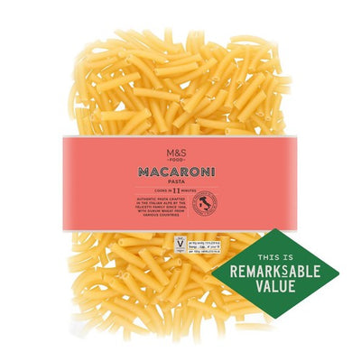 M&S M&S Macaroni Durum Wheat Pasta 500g- Buy online at McGrocer