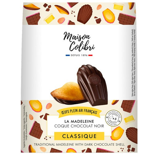 Maison Colibri Traditional Madeleine Dark Chocolate Shell