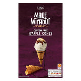 M&S gluten free waffle cones 120g, imported from the UK