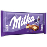 Milka milk and white chocolate bar 90g, imported from the UK