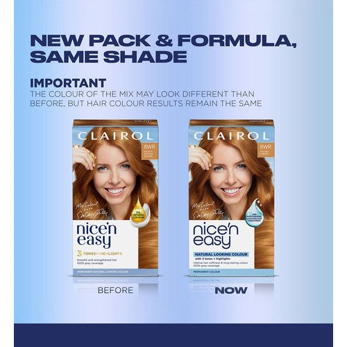 Nice N' Easy light golden blonde hair dye 9G, imported from the UK