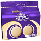 Cadbury White Mega Buttons white chocolate buttons 192g - British product