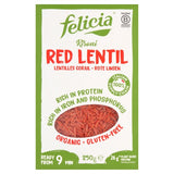 Felicia organic red lentil orzo pasta 250g (British brand)