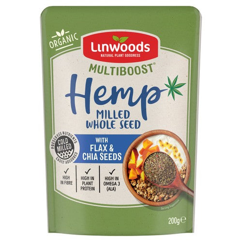 Linwoods Multi Boost Milled Hemp Flax Chia 200g, UK version