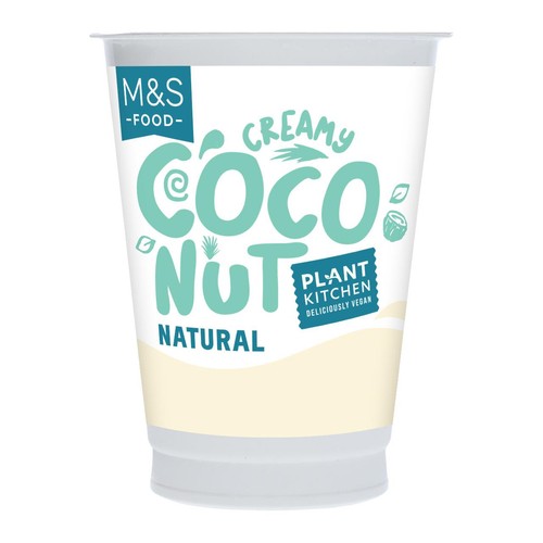 M&S Plant Kitchen coconut yogurt 350g, imported from the UK