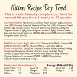 Lily's Kitchen dry kitten food chicken and white fish 800g, UK version