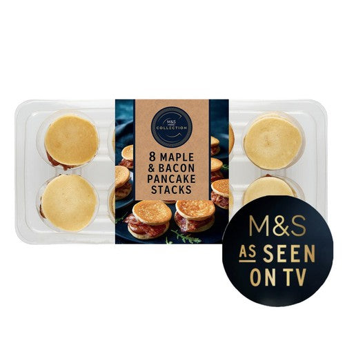 M&S 8 Maple & Bacon Pancake Stacks