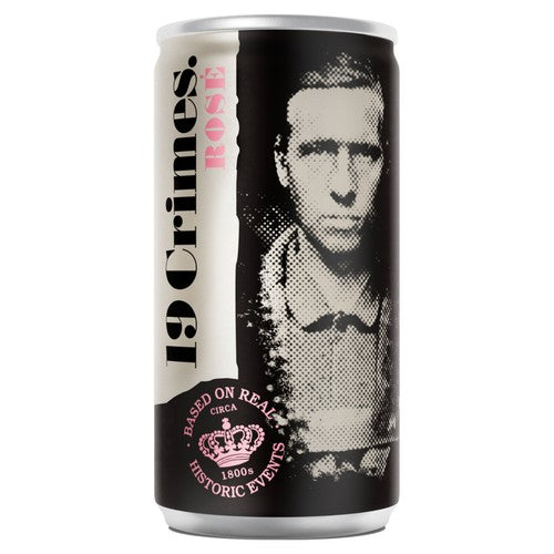 19 Crimes Rosé Can Wine 18.7cl - British product