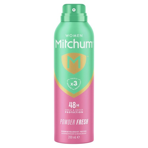 Mitchum Powder Fresh anti-perspirant deodorant 200ml, imported from the UK