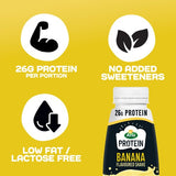 Arla Protein Banana Milk Shake bottle, imported from the UK