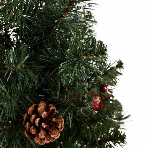 M&S 1.5ft Mini Tree, Red Berries & Pine Cones