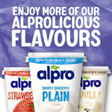 Alpro dairy-free soya yogurt alternative with mixed berries - British product