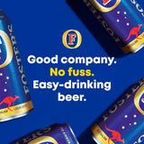 Foster's lager beer cans pack, imported from the UK