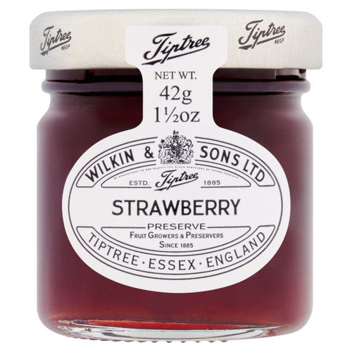 Tiptree strawberry extra jam 42g (British brand)