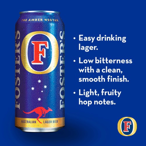 Foster's Lager Beer Multipack 15 x 440ml - British product