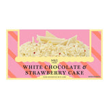 M&S White Chocolate & Strawberry Cake 880g, imported from the UK