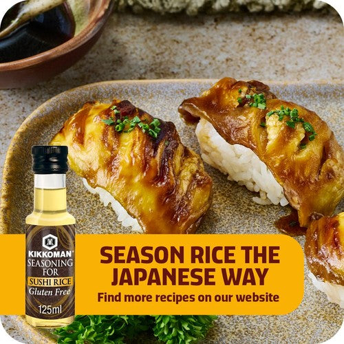 Kikkoman Gluten-Free Seasoned Sushi Rice Vinegar 125ml, UK version
