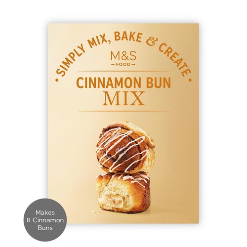 M&S cinnamon bun kit 490g, imported from the UK