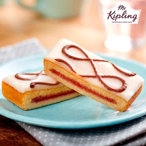 Mr Kipling Bakewell cake slices 6 slices, imported from the UK