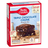 Betty Crocker triple chocolate chunk brownie mix 415g - British product
