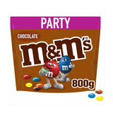 M&M's Milk Chocolate Party Mix 800g, imported from the UK