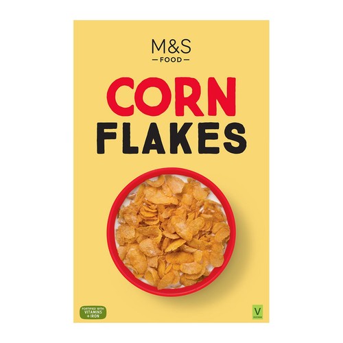 M&S corn flakes breakfast cereal 500g, imported from the UK