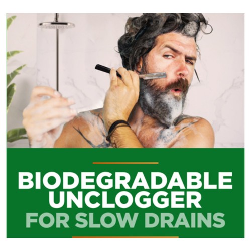 Mr Muscle biodegradable drain unclogger, imported from the UK