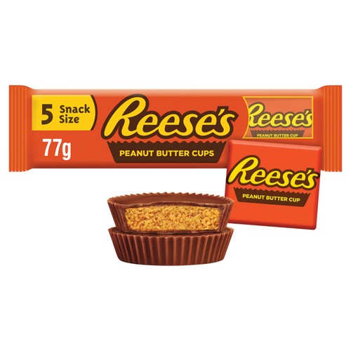 Peanut Butter Cups Pack with Milk Chocolate Coating - 5 Individually Wrapped Pieces