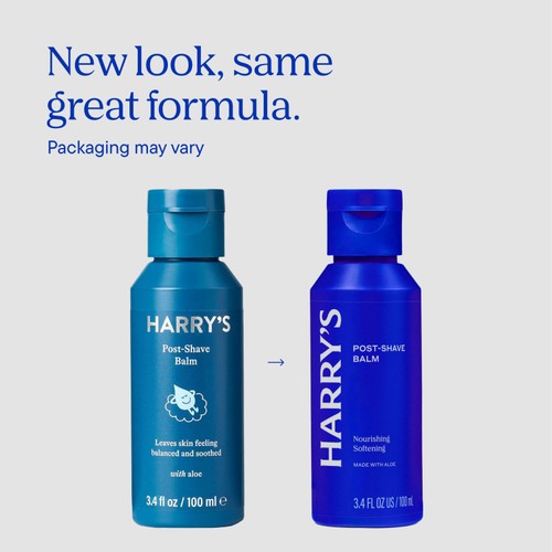 Harry's men's soothing post-shave balm in a plastic bottle, UK version