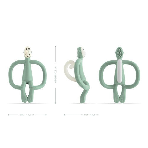 Matchstick Monkey Mint Green Teether, imported from the UK