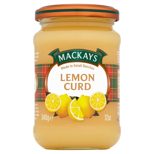 Mackays Lemon Curd 340g, imported from the UK