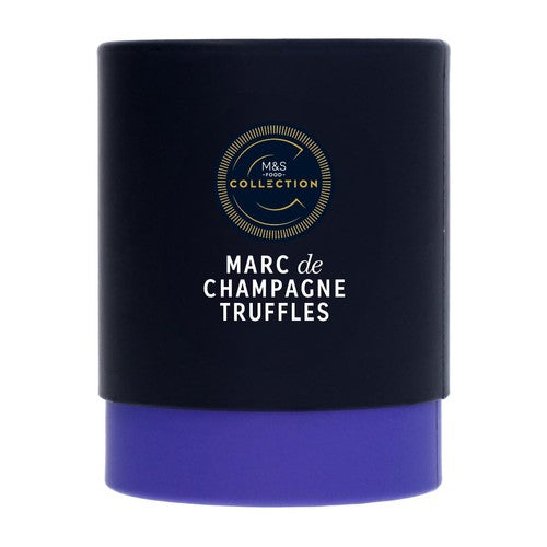 M&S Marc de Champagne chocolate truffles 125g, imported from the UK