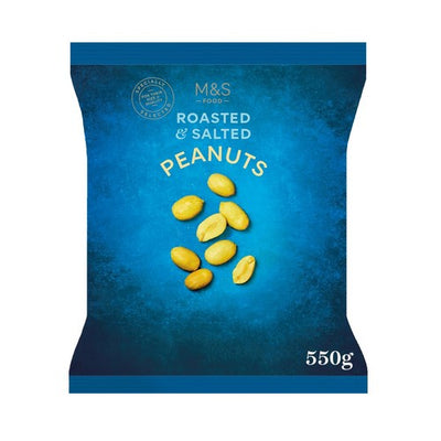 M&S M&S Roasted and Salted Peanuts 550g- Buy online at McGrocer