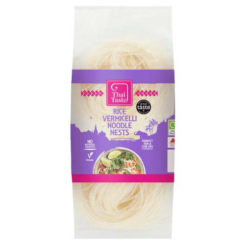 Thai Taste rice vermicelli noodles nest 200g (British brand)