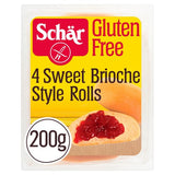 Schar Gluten Free Sweet Brioche Rolls 4 Pack (British brand)