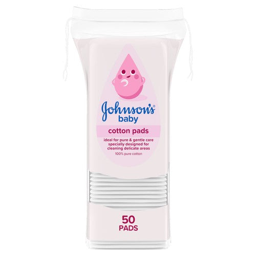 Johnson's Baby Cotton Pads 50 Pads, UK version
