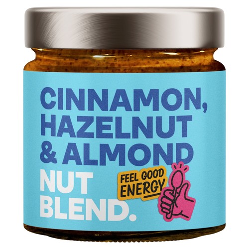 Nut Blend cinnamon, hazelnut and almond butter 200g, imported from the UK