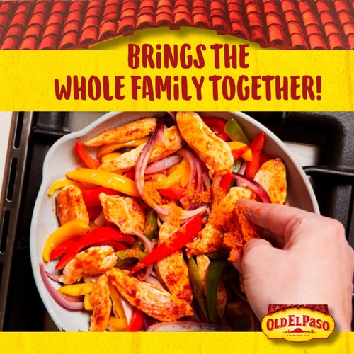 Old El Paso smoky BBQ fajita seasoning mix 35g, imported from the UK