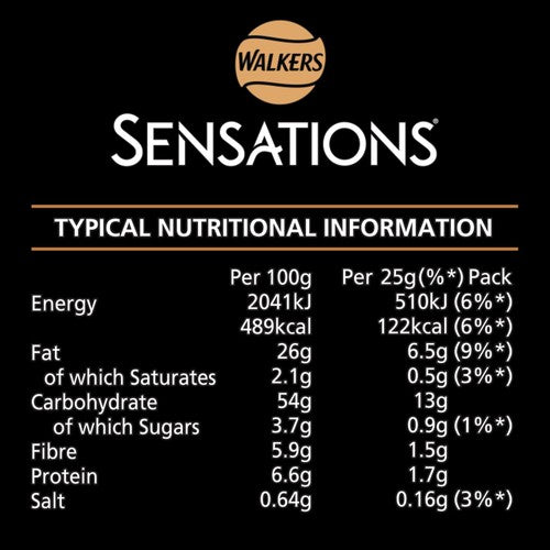 Sensations Thai sweet chilli crisps multipack (British brand)